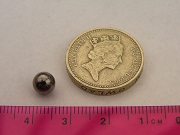 1/4" Sphere - Black Nickel Plated